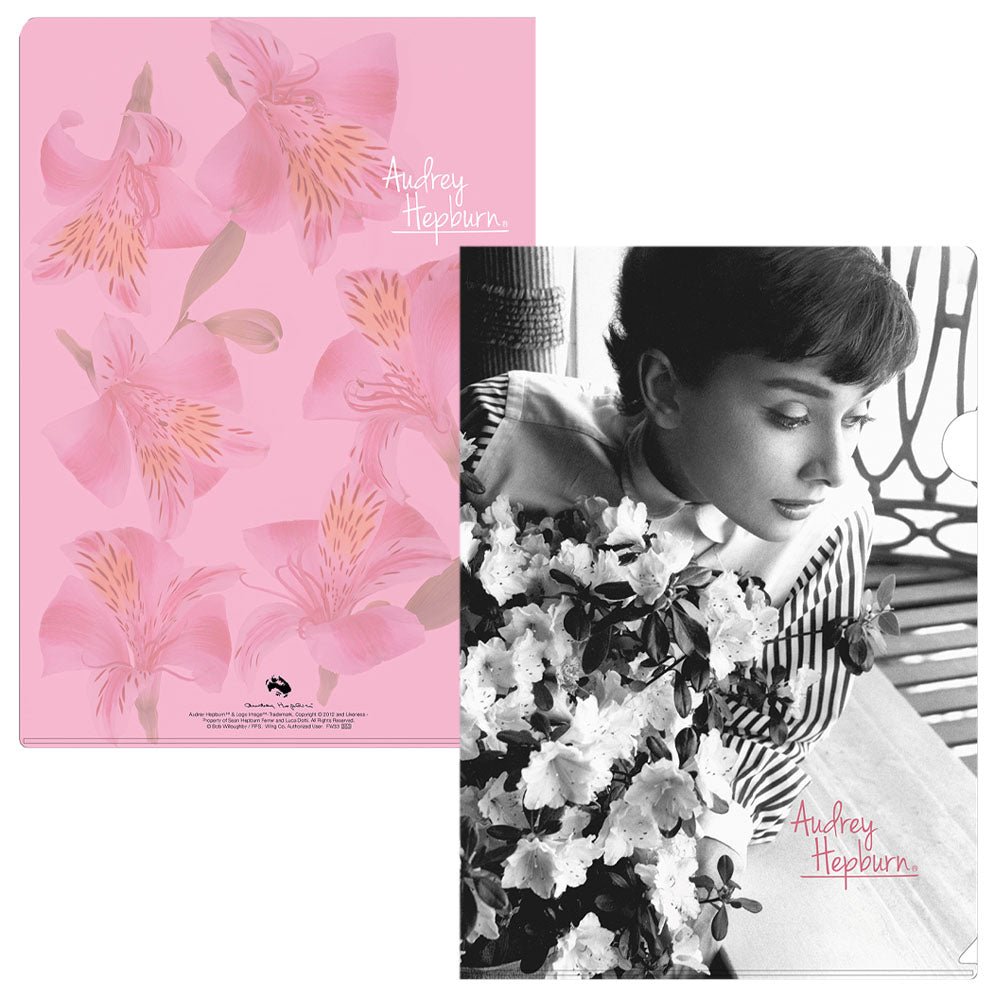 AUDREY HEPBURN オードリー・ヘプバーン - A4クリアファイル / H / ファイル・バインダー - PGS